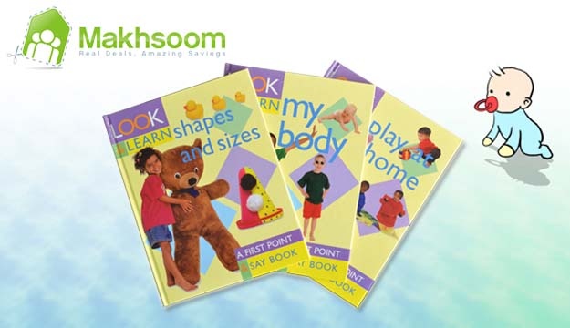50% Off Look & Learn Kids Books, Set Of 3 (Only for $14 instead of $28)