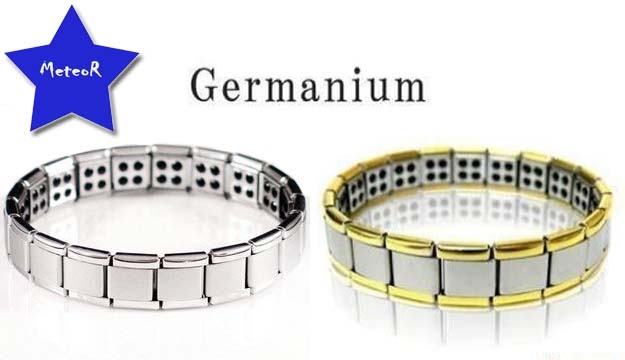 50% Off Silver Titanium Steel 80 Germanium Stones Bracelet from Meteor Homemade Accessories, Beirut (Only $16 instead of $32)