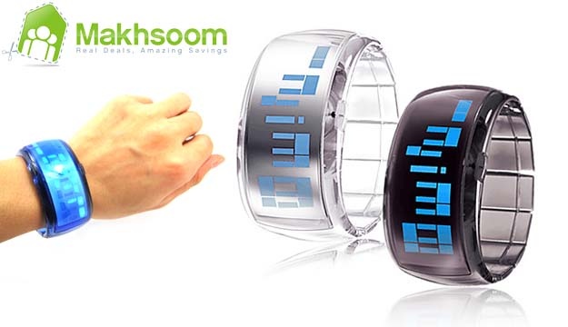 57% Off Black LED Bracelet Sports Watch (Only $12.5 instead of $29)