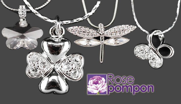 40% Off Butterfly Shaped CRYSTALP Pendants from Rose Pompon (Only $39 instead of $65)