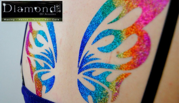 50% Off Temporary Glitter Tattooing from Diamond Spa, Furn El Chebbak (Only $5 instead of $10)