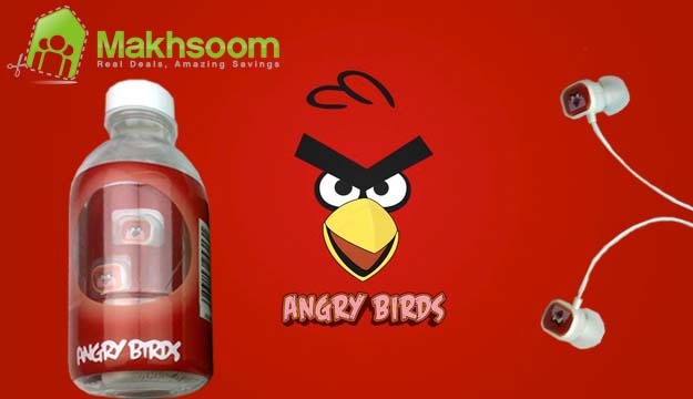 50% Off Angry Birds Earphones (Only $6 instead of $12)