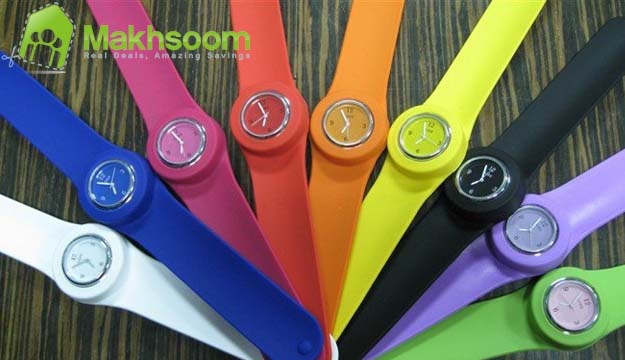 60% Off Yellow Slap Watch (Only $12 instead of $30)