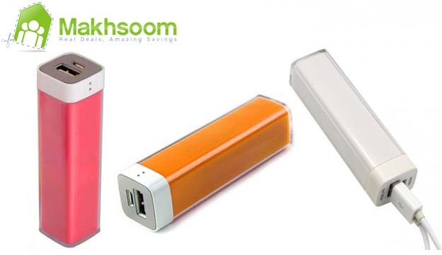 50% Off Black 2800mAh external mini power bank charger (Only $17 instead of $30)