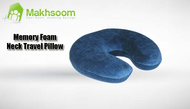 55% Off Memory Foam Travel Pillow (Only $18 instead of $40)