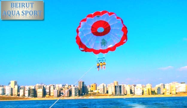 51% Off Parasailing for 3 from Beirut Aqua Sport, Raouche (Only $99 instead of $200)