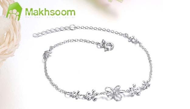 50% Off 925 Silver Ankle Bracelet from Meteor Hand Made Accessories, Beirut (Only $17 instead of $34)