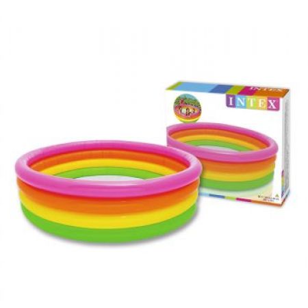 Intex Inflatable unset Glow 4-Ring Pool - Makhsoom