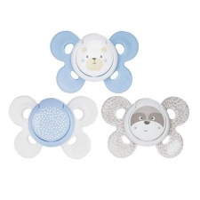 Chicco Physio Comfort Silicone Soother Assorted 2 pcs 0-6m - Boy