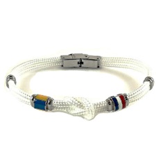 Polo Exchange ST182-0 Casual Cord & Stainless Steel Bracelet For Men