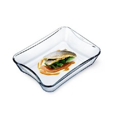 Simax Glass Rectangular Smart Touch Roaster Pan - 1.5 L