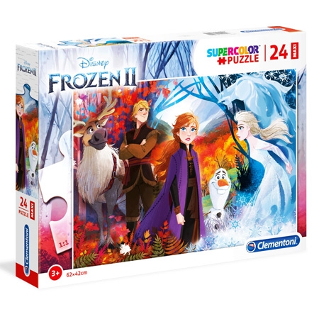 Clementoni Disney Frozen 2 SuperColor Puzzle 24 Pcs - Makhsoom