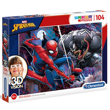 Clementoni Marvel Spider-Man SuperColor Puzzle 104 Pcs - Makhsoom