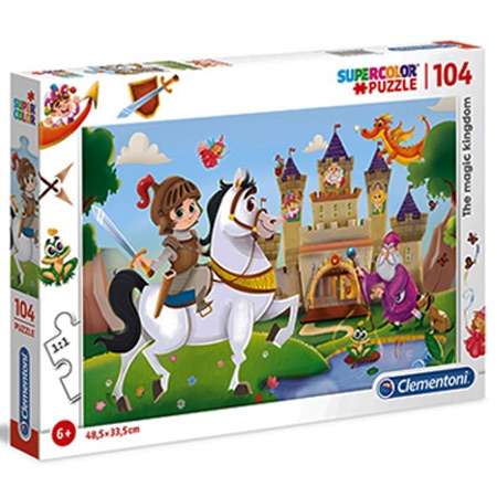 Clementoni The Magic Kingdom SuperColor Puzzle 104 Pcs - Makhsoom