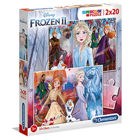 Clementoni Disney Frozen 2 SuperColor Puzzle 2 x 20 Pcs - Makhsoom