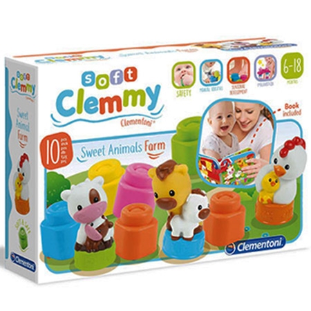 Clementoni Soft Clemmy Sweet Animals Farm - Makhsoom