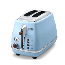 Delonghi CTOV2003AZ Icona Vintage 2-Slice Toaster Azur Blue 800 W