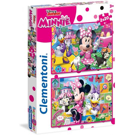 Clementoni Disney Minnie Happy Helpers Puzzle 2 x 20 Pieces - Makhsoom