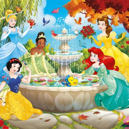 Clementoni Disney Princess Supercolor Puzzle 60 Pieces - Makhsoom