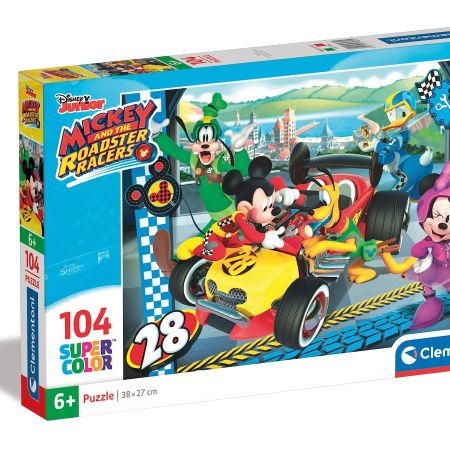 Clementoni Disney Mickey and the Roadster Racers Supercolor Puzzle 104 ...