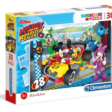 Clementoni Disney Mickey and the Roadster Racers Supercolor Puzzle 30 ...