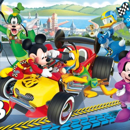 Clementoni Disney Mickey and the Roadster Racers Supercolor Puzzle 104 ...