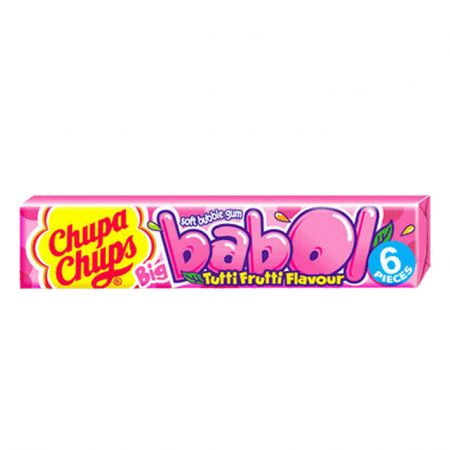 Chupa Chups Set Of Babol Gum Tutti Frutti 20 Pcs
