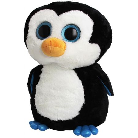 TY Beanie Boos Penguin Wadles White Black Large Makhsoom