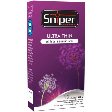 Sniper Set Of Condoms Ultra Thin 12 Pcs