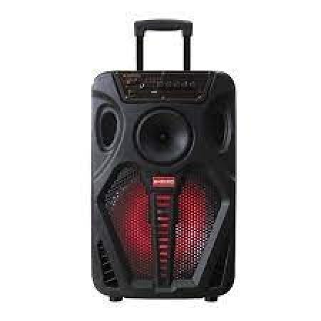 Kimiso Karaoke Trolley Speaker with Wireless Mic - 12 Inch - Makhsoom