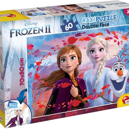 Lisciani Disney Puzzle DF MaxiPuzzle Frozen II Double Face - 60 Pcs ...