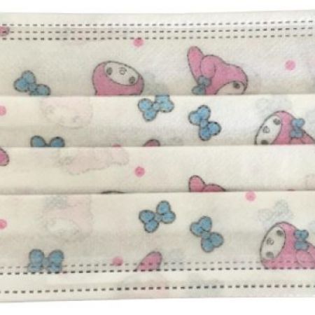 Set Of Disposable Kids Masks Hello Kitty 50 Pcs