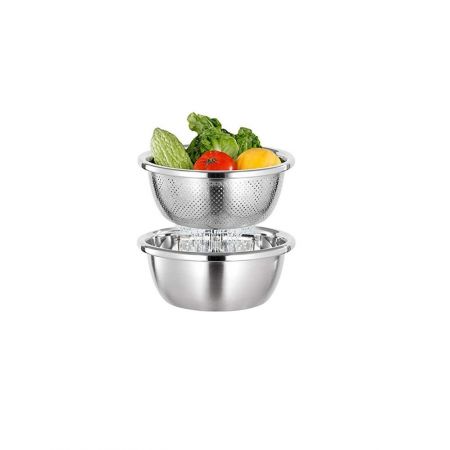 CCKO Stainless Steel Colander Ck9666 - 32cm