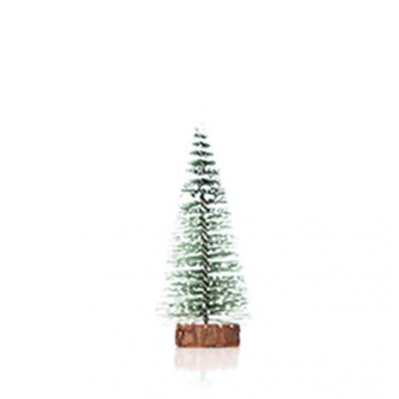 Mini Desk White & Green Christmas Tree 11.5 cm - Makhsoom