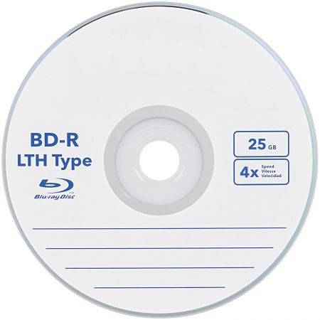 Memory Blu-Ray DVD with 25GB Storage Capacity and 4x Writing Capability 225 Minutes High Quality for Audio, Video, Data - M25