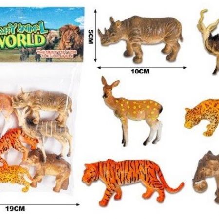 Happy Animal World Toys Set of Pcs 3+ Years Makhsoom
