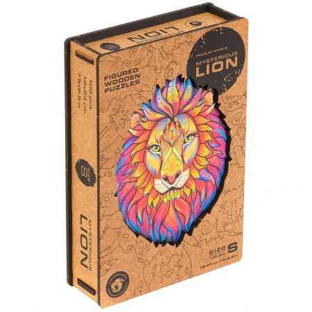 Unidragon Wooden Jigsaw Puzzle Mysterious Lion - Small - Makhsoom