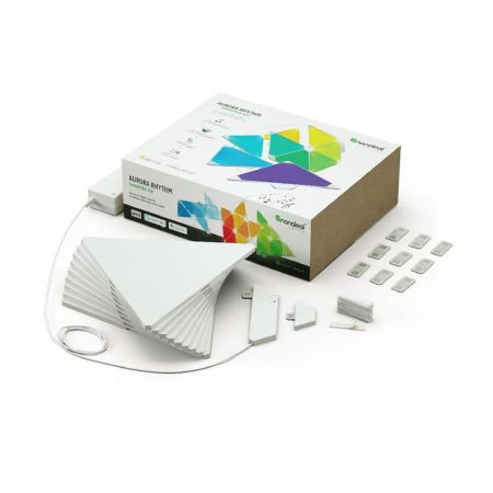 Nanoleaf Light Panels Smarter Kit Rhythm Edition 9 Panels with 1 ...
