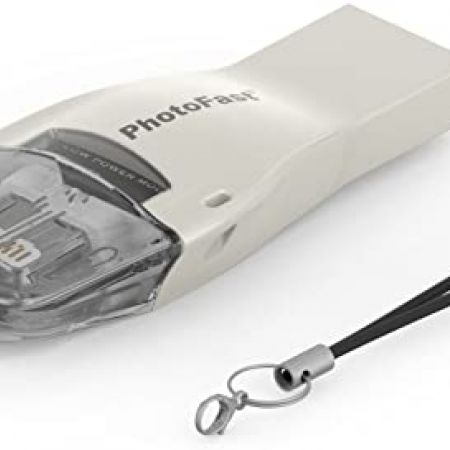 Photo Fast 4K iReader microSD Card Reader - White - Makhsoom