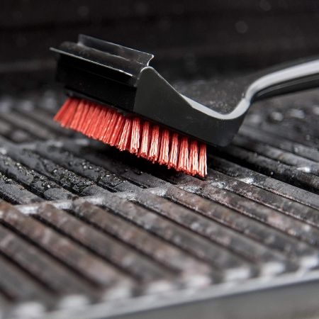 Charbroil Safer Cool-Clean 360 Grill Brush - Nylon Bristles, 360° Design For All Grill Types (CB1250066P4)