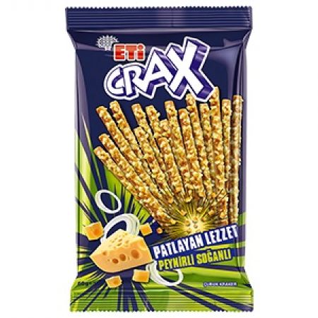 Eti Box of Crax Chesse And Onion Stick Crackers 20 Pcs - 50 g
