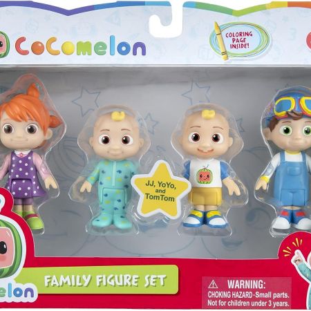 Cocomelon CMW0169 Family Set of 4 Figures 3+ Years - Makhsoom
