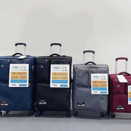 Goby London Luggage Travel Bags, Soft Cover, Lightweight TSA Lock