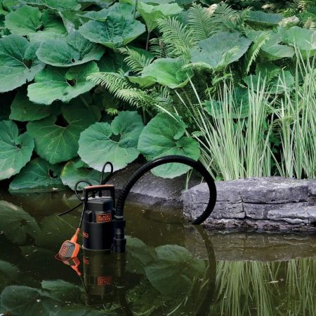 BLACK+DECKER Tauchpumpe BXUP750PTE 750W – Für Klar-/Schmutzwasser, 13.000 L/h, 8 M Förderhöhe, Mit Schwimmerschalter