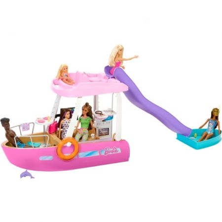 Barbie Toy Boat Playset Dream Boat With 20+ Pcs 3+ Years - Makhsoom