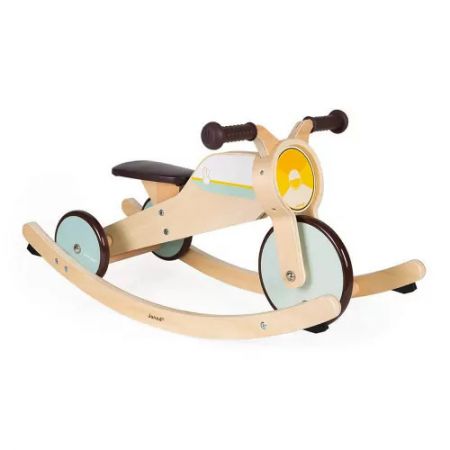 Janod 2-in-1 Rocking Tricycle 1+ Years - 76 x 37 x 36.5 cm - Makhsoom