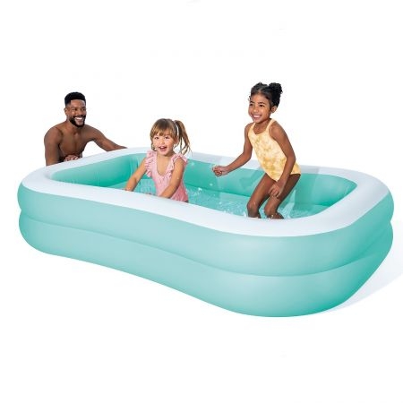 Intex Inflatable Mandarin Swim Center Family Pool 229 x 147 x 46