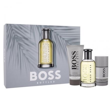 Hugo Boss Hugo Bottled Coffret For Men EDT 100 ml + Shower Gel and DeoStick