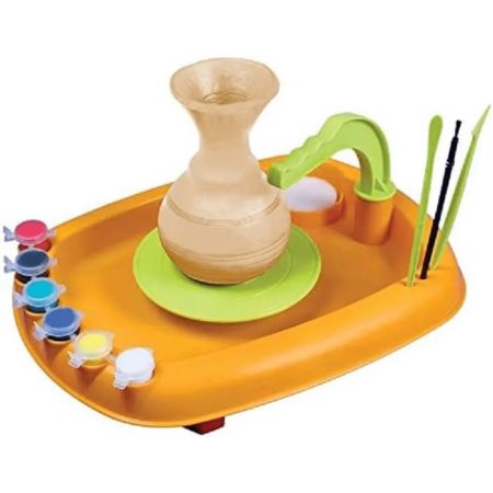 Hobby World Pottery Wheel And Foot Pedal 15 Pcs 6+ - Makhsoom