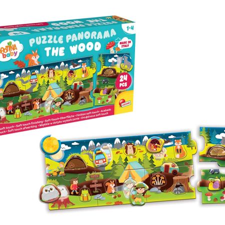 Lisciani Carotina Baby Puzzle Panorama The Wood 1+ Years - 24 Pcs ...